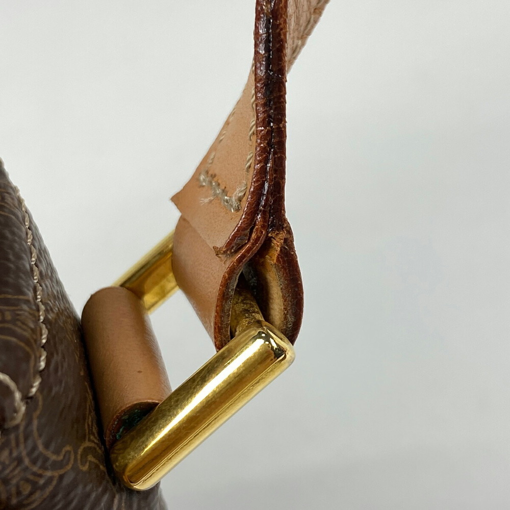 Celine Macadam Pattern Diagonal Canvas Shoulder B… - image 4